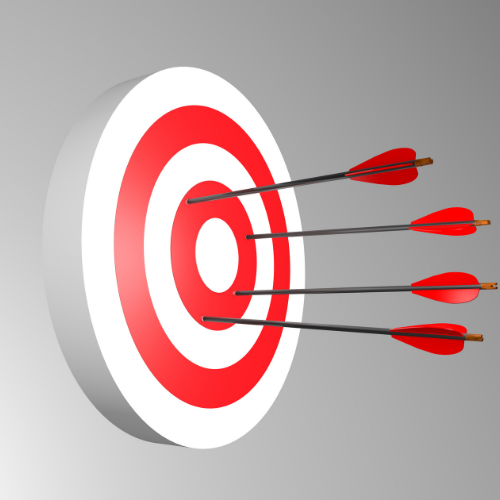 Physician records are not always accurate - picture of target with arrows missing the bullseye
