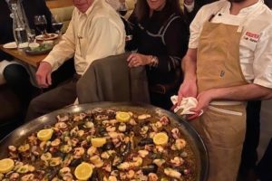 Paella at Boqueria, our restaurant of choice for the AgencyONE Dinner