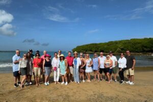 Group Photo by Water